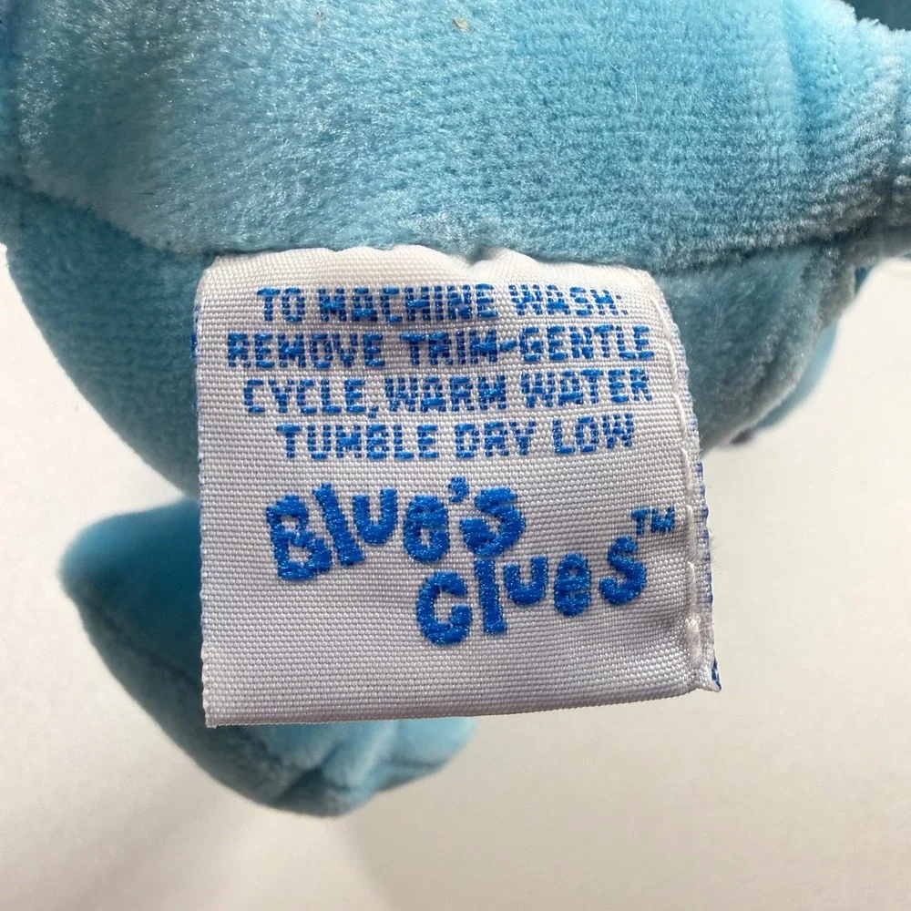 BLUES CLUES Eden Viacom Blue Plush Stuffed Animal Vintage Nickelodeon 7.5